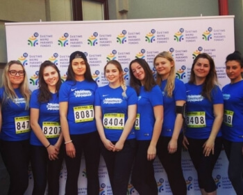 Студенты ЕГУ приняли участие в забеге We Run Vilnius в составе команды Erasmus+