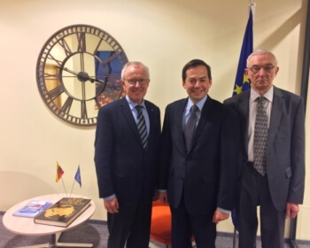 Руководство ЕГУ встретилось с главой Представительства Европейской комиссии в Литве