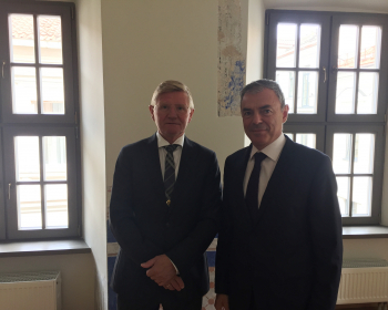 Посол Норвегии в Литве посетил ЕГУ
