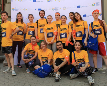 Команда ЕГУ приняла участие в забеге We Run Vilnius