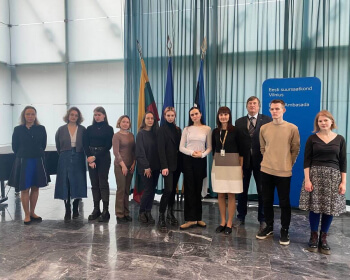 Студенты ЕГУ встретились с Послом Эстонии