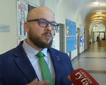 Речь ректора ЕГУ др. Вилюса Шадаускаса о важности гуманитарного образования в эпоху технологий на телеканале Lietuvos Rytas